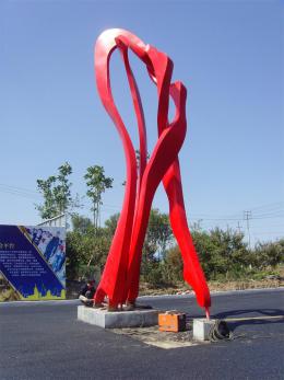 hj1730 不銹鋼雕塑—舞_青島國際服裝城不銹鋼雕塑、石雕、玻璃鋼雕塑_濱州宏景雕塑有限公司